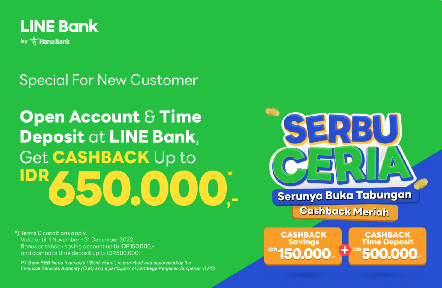 promo november LINE Bank