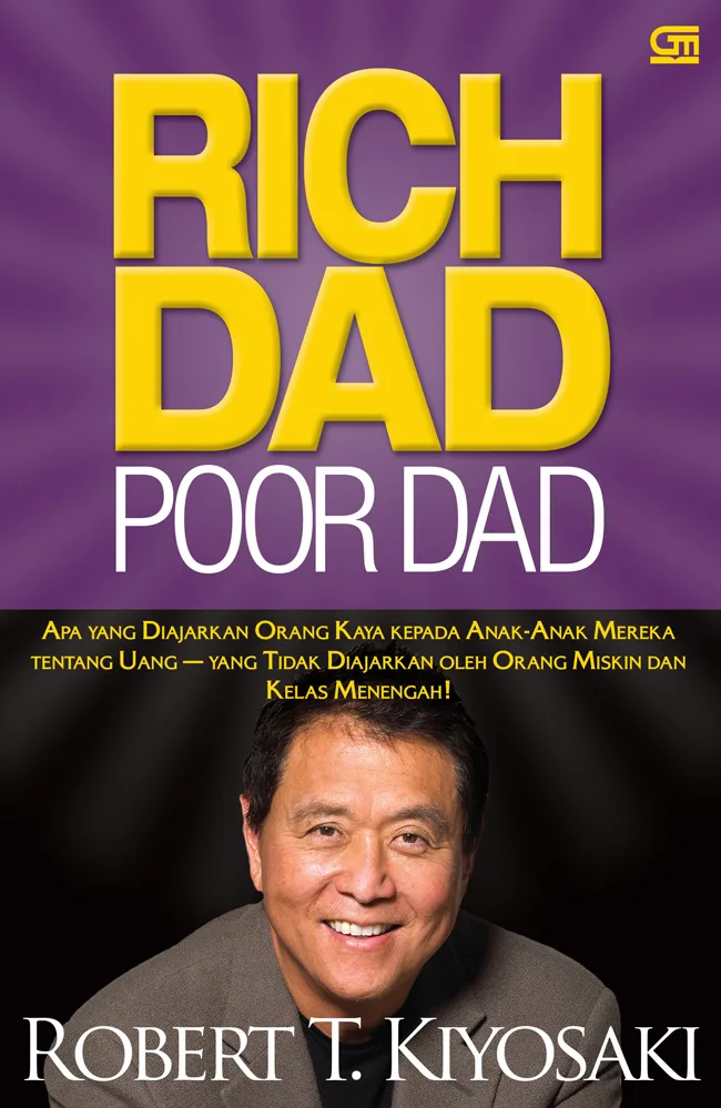  Buku finansial planning-  Rich Dad Poor Dad (1997): Robert T Kiyosaki & Sharon Lechter