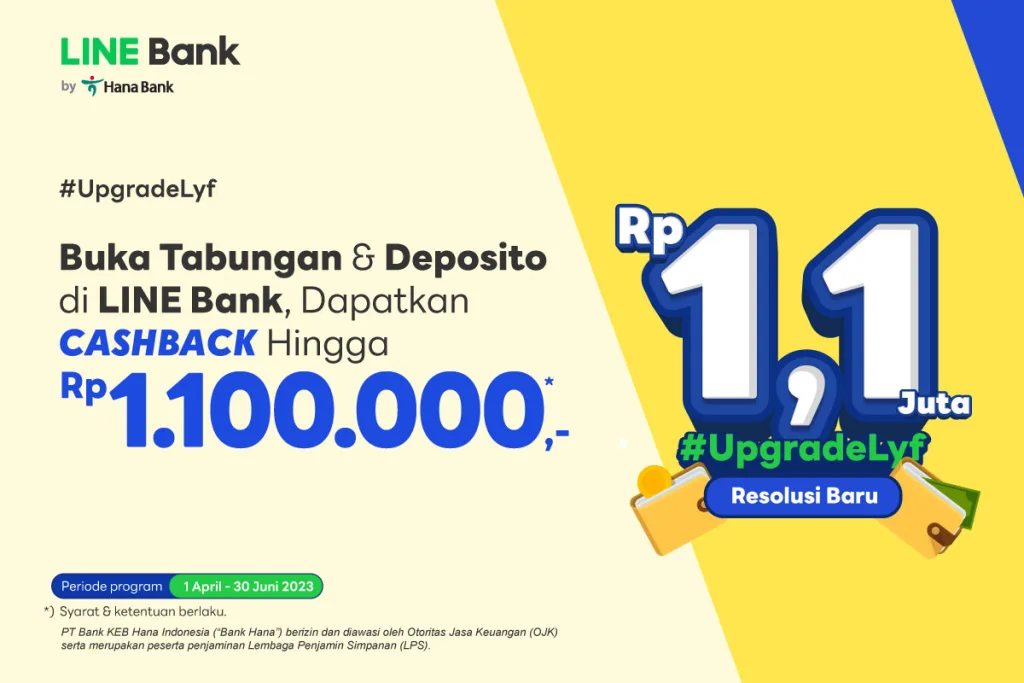 Promo Buka Rekening LINE Bank 2023, Banyak CUAN-nya