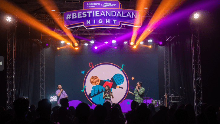 Bestie Andalan Night, Kolaborasi Seru LINE Bank x Friday Noraebang
