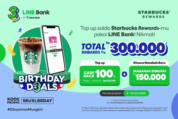 Promo Starbuck Rewards - Birthday Deals"