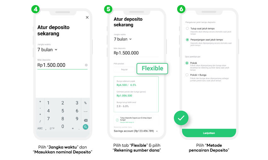 Flexi Deposit udah hadir nih! Nabung fleksibel, untungnya maksimal