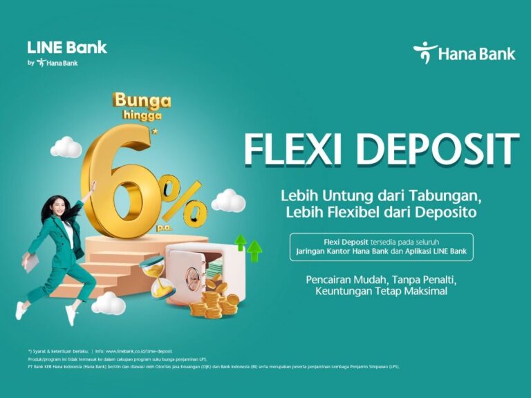 Flexi Deposit udah hadir nih! Nabung fleksibel, untungnya maksimal