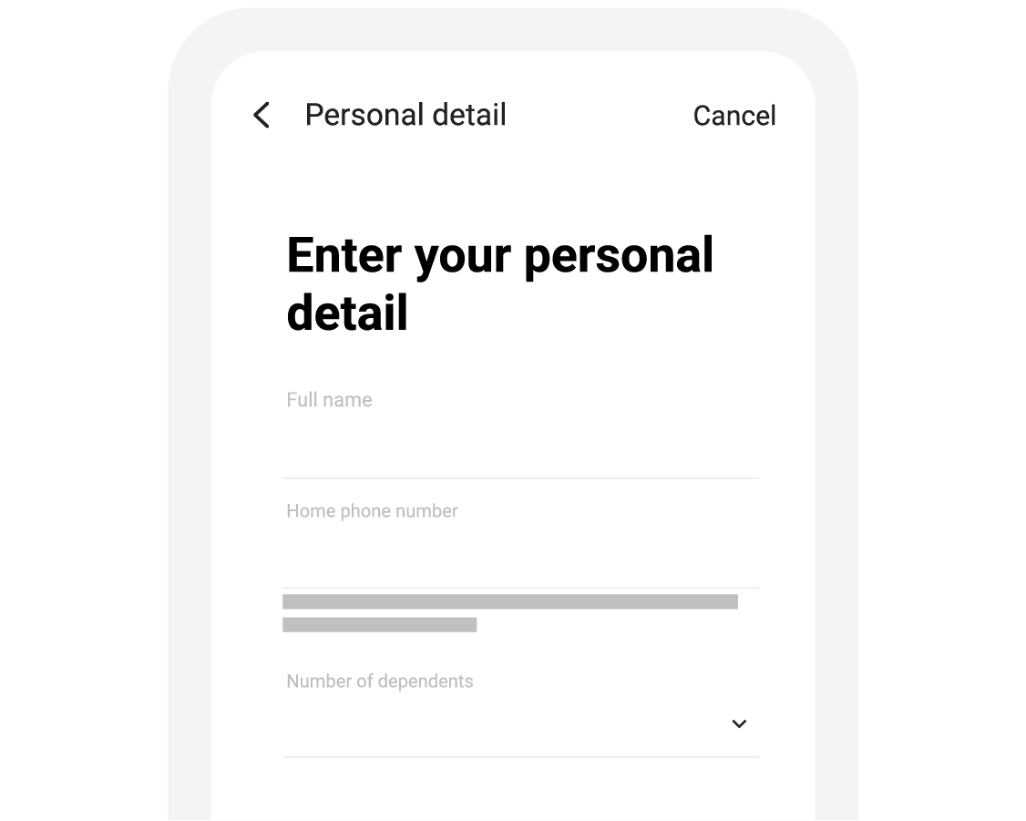 Input installment tenures that You want