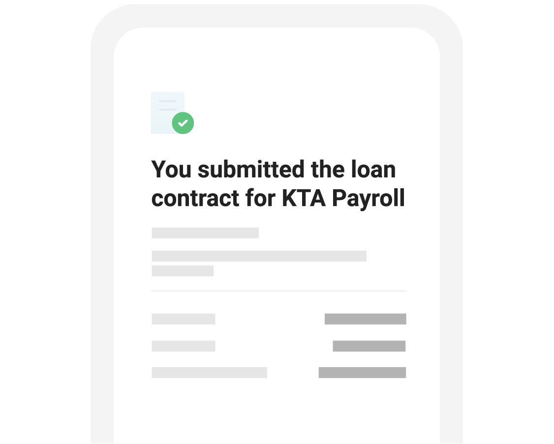 Pinjaman KTA Payroll sudah berhasil diajukan