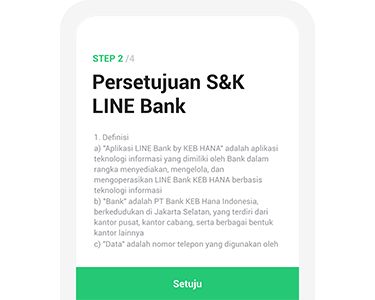 syarat dan ketentuan pinjaman LINE Bank
